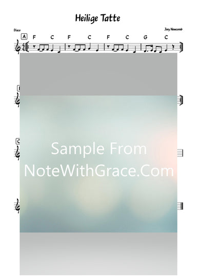 Heilige Tatte - אל אבי Lead Sheet (Joey Newcomb) Album How Aw Ya Reb Yid? 2020-Sheet music-NoteWithGrace.com