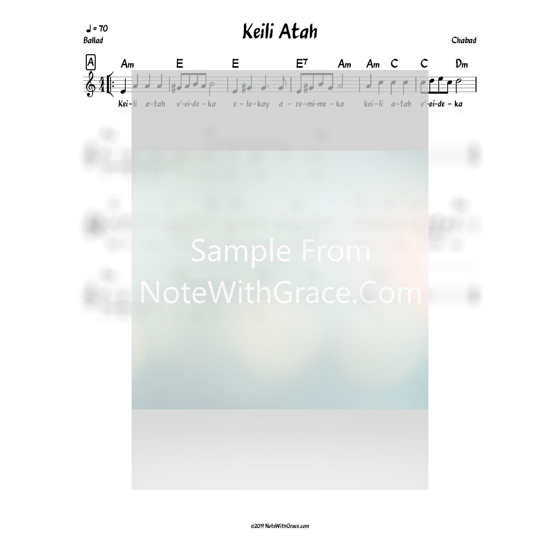 Succos Bundle Lead Sheets (Mixed Collections)-Sheet music-NoteWithGrace.com